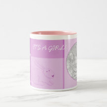Photo Mug Template - Baby Announcement