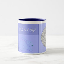 Photo Mug Template - Baby Announcement