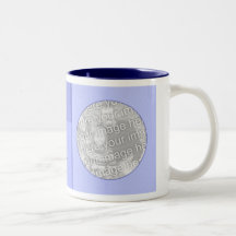 Photo Mug Template - Baby Blue Bunny