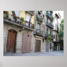 Photo of Barcelona, Barri Gòtic (Gothic Quarter) Posters