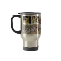Photo Travel Mugs - Personalised 7 Pic Collage