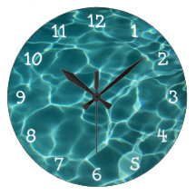 Photo with White Numbers Wall Clock