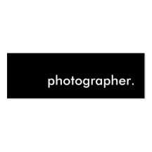 photographer. business card template