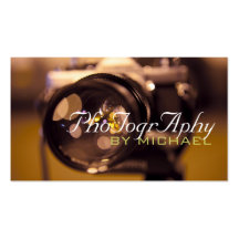 Photographer Photography Camera Lens Portrait Business Cards