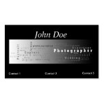 Photography Business card - white stripe