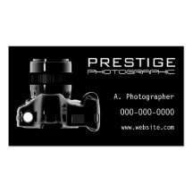 Photography trade business card templates