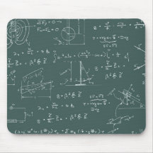 Physics diagrams and formulas mouse pads