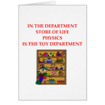 PHYSICS GREETING CARD