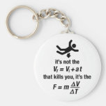 physics - it's the sudden deceleration that kills keychains