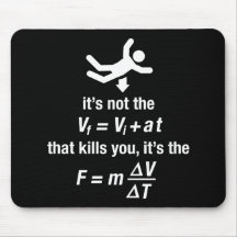 physics - it's the sudden deceleration that kills mousepad