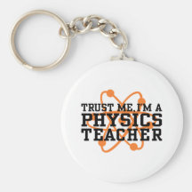 Physics Teacher Key Chain
