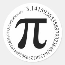 Pi (π) Day Sticker