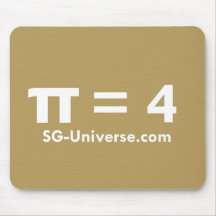 Pi = 4 Mousepad