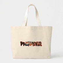 PI BOWLER - PLAY OFF BI POLAR - SPORTS/ MATH HUMOR BAG