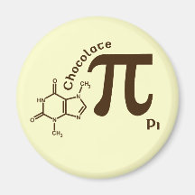 Pi Day Chocolate Pi Magnet
