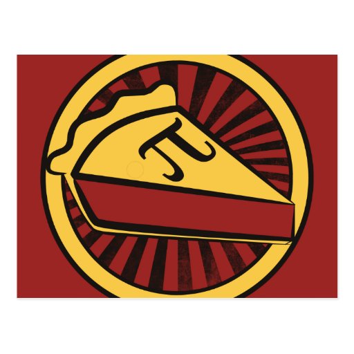 Pi Day Pie Postcard