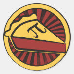 Pi Day Pie Round Sticker