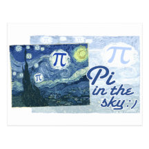 Pi in the Sky Postcard