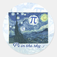 Pi in the Sky Stickers