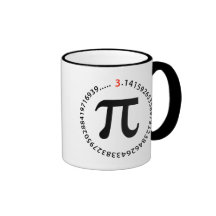 Pi Number Design Coffee Mug