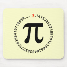 Pi Number Design Mouse Pad