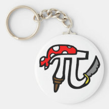 PI Pirate Keychain