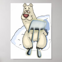PI POLAR BEAR - HUMOR PRINT
