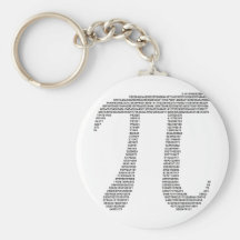 Pi Symbol Keychain