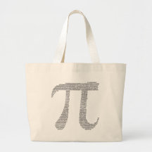 Pi Symbol Tote Bag