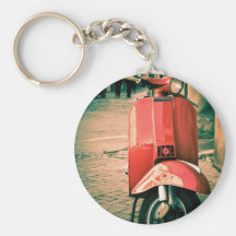 Piaggio Scooter in Italy Key Chain