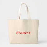 Pianist Tote Bag
