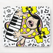 piano baby mouse pads