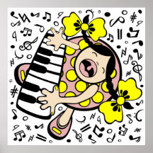 piano baby posters