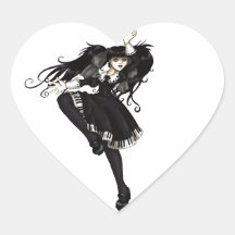 Piano Dance Sticker