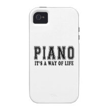 Piano It's way of life iPhone 4 Case