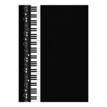Piano keyboard announcement