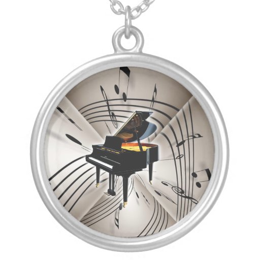 Piano Keyboard Necklaces