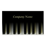 Piano Keys Business Card Templates