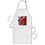 Piano Keys Music Notes Grunge Floral Swirls Aprons