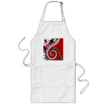 Piano Keys Music Notes Grunge Floral Swirls Aprons