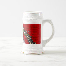 Piano Keys Music Notes Grunge Floral Swirls Coffee Mug
