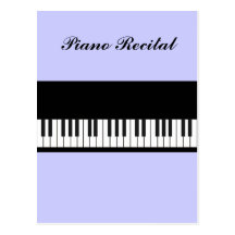 Piano Keys Postcards