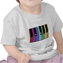 Piano Keys Tee Shirts