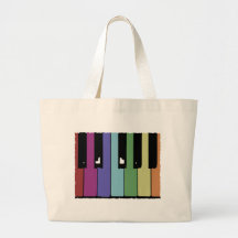 Piano Keys Tote Bag