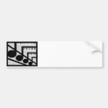 Piano Music Bumper Sticker