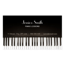Piano Music business card