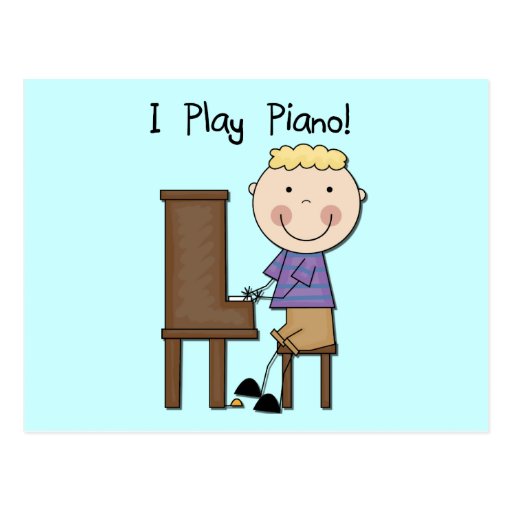 Piano Player Tshirts and Gifts Post Card