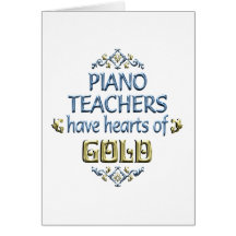 Piano Teacher Appreciation Cards
