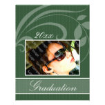 Pic Green Open House Party Graduation Invitations invitations