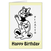 PICATTO birthday Cards